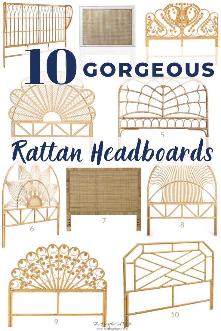 10 Gorgeous Rattan Boho Headboards You Can Buy + 25 Real Rooms That Use Them