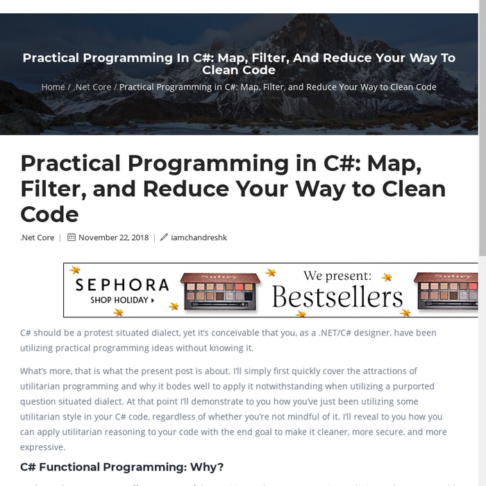 Practical Programming in C#: Map, Filter, and Reduce Your Way to Clean Code
