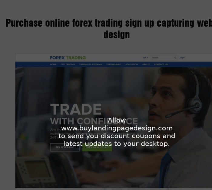 online forex trading sign up capturing website design