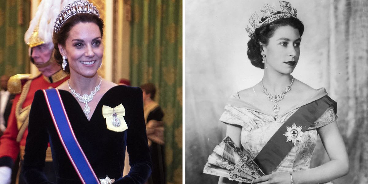 Kate Middleton Borrowed a Historic Cartier Necklace from the Queen