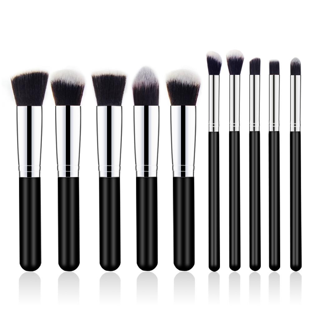 10Pcs Makeup Brushes kit Cosmetic Eye Face Powder