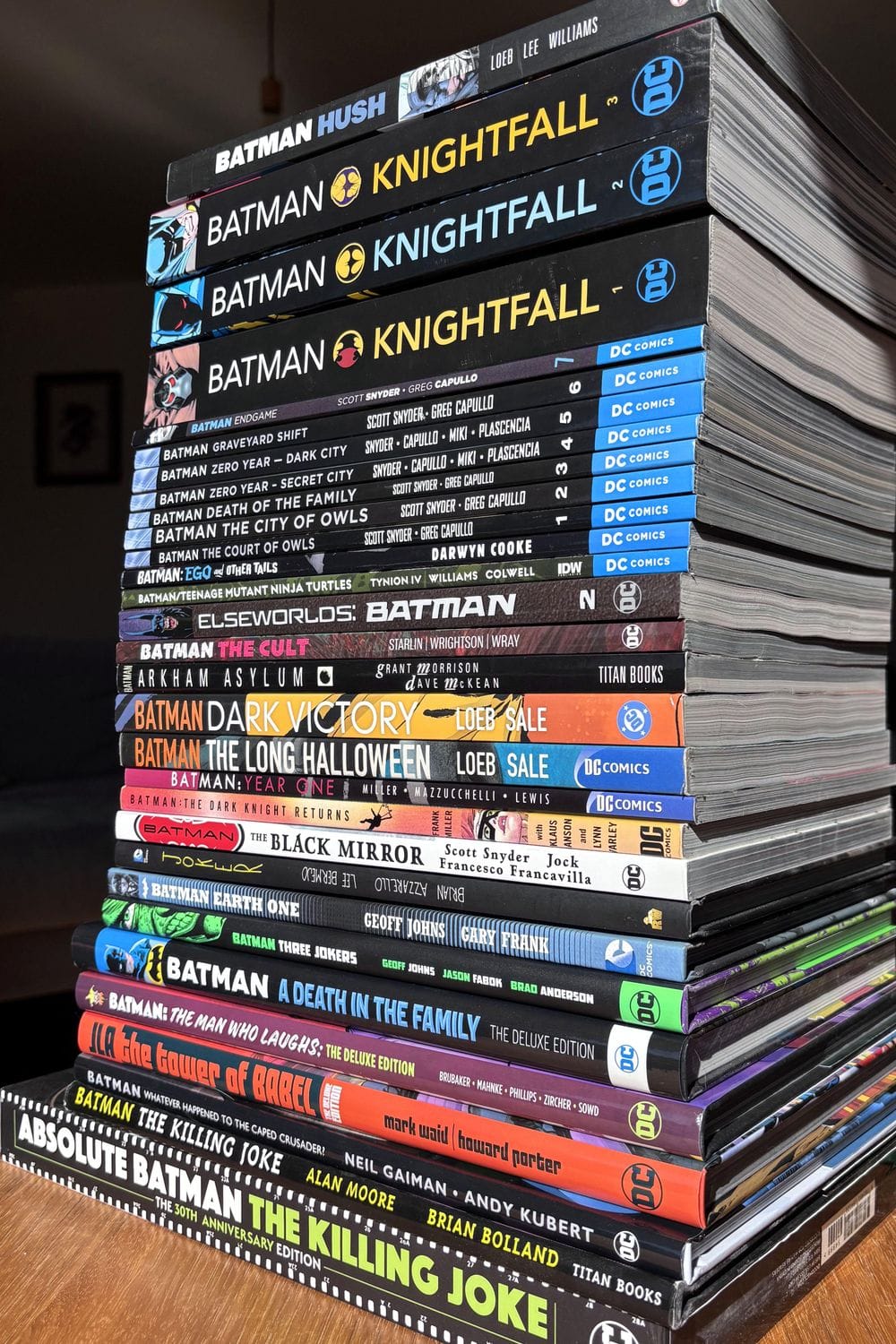 Essential Batman Comic Collection My Batman comic collection. Please tell me I'm not missing any essentials.