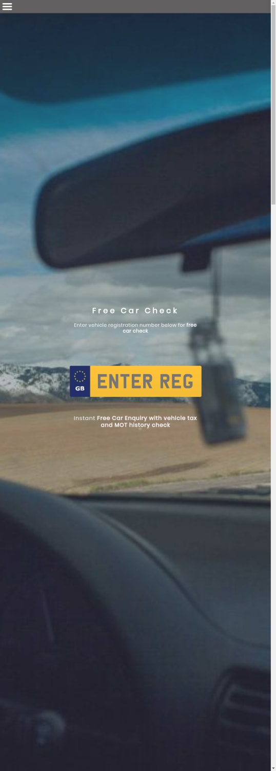 Free Car Check: Vehicle information, history check and reports