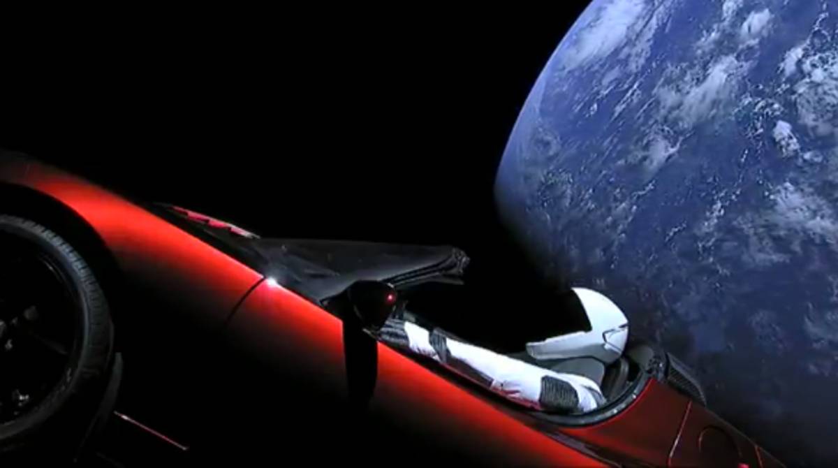 The SpaceX Starman Roadster Has Completed Its First Orbit Around The Sun