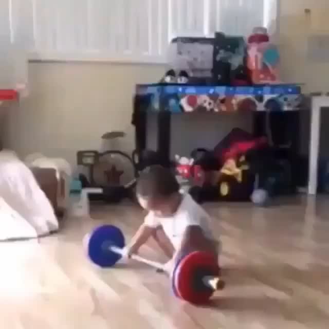 Strongman in training
