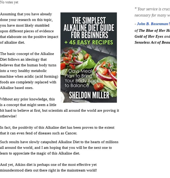 The Simplest Alkaline Diet Guide for Beginners + 45 Easy Recipes (book) by Sheldon Miller
