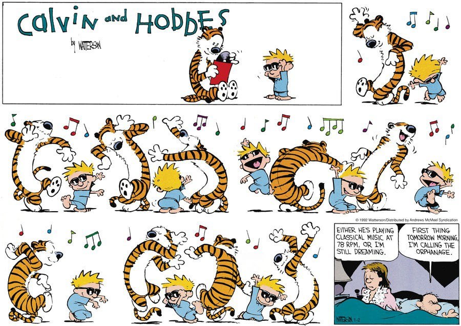 Calvin & Hobbes for January 2, 2022