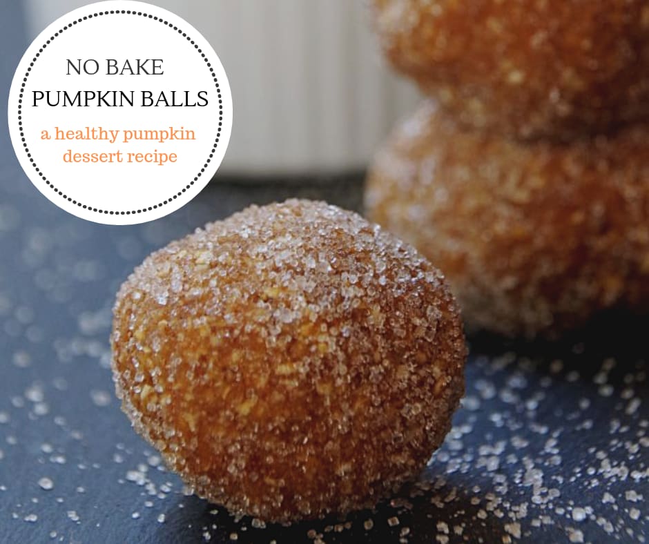 These no bake pumpkin balls are easy to make and delicious.