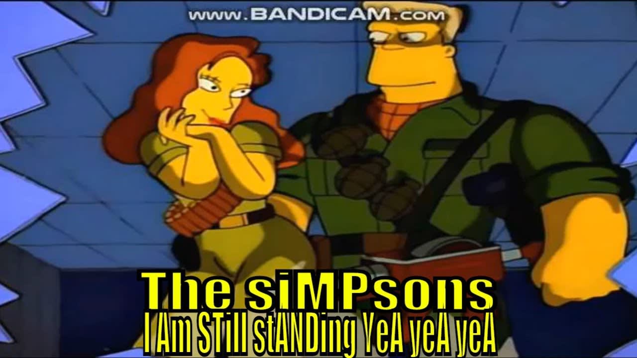 The Simpsons mc bain I am STill stANDing yeA yeA yeA