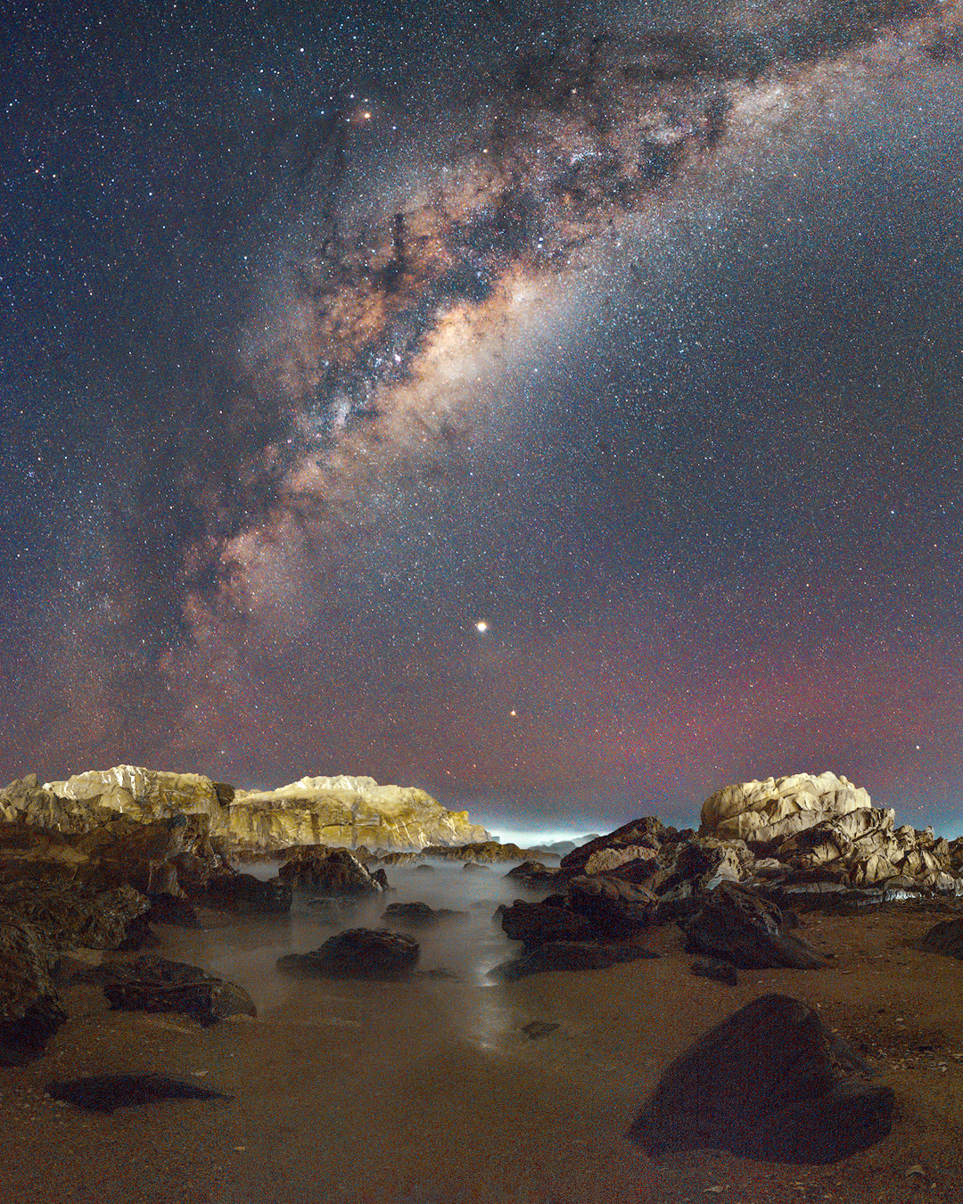 Milky way captured with a Smartphone - Uruguay