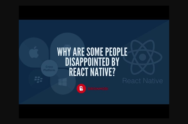 Why are some people disappointed by React Native?