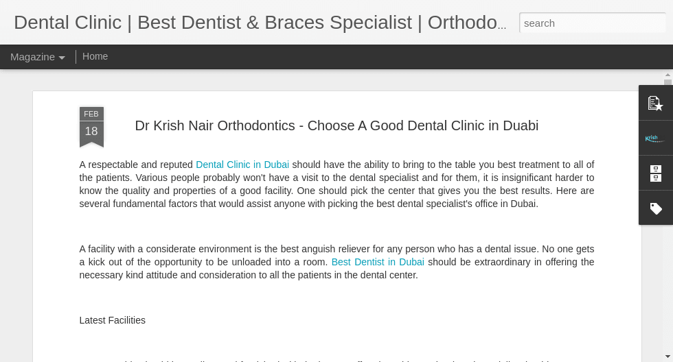 Dr Krish Nair Orthodontics - Choose A Good Dental Clinic in Duabi