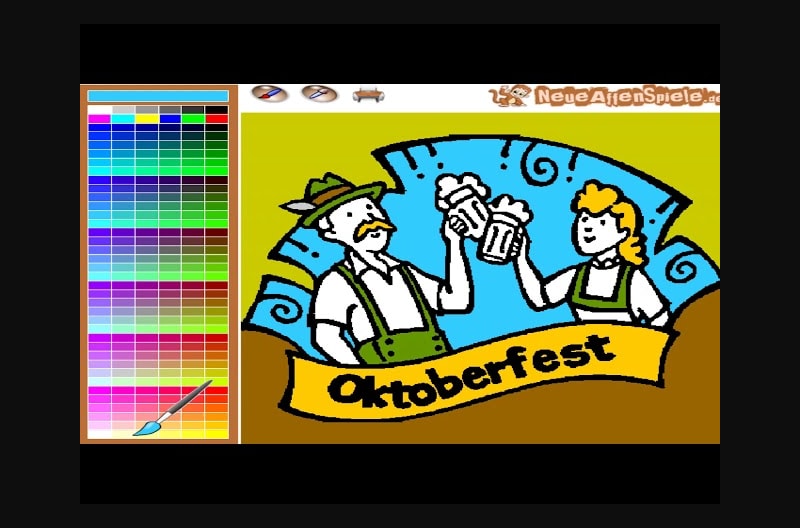 Oktoberfest Coloring Game