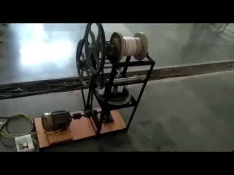 Project for final year Rope winder and twisting machine