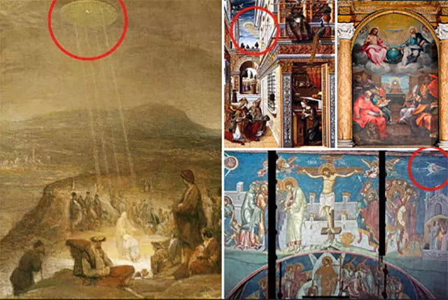 Ancient Discovery: Ancient paintings show alien visit and UFO contact centuries ago