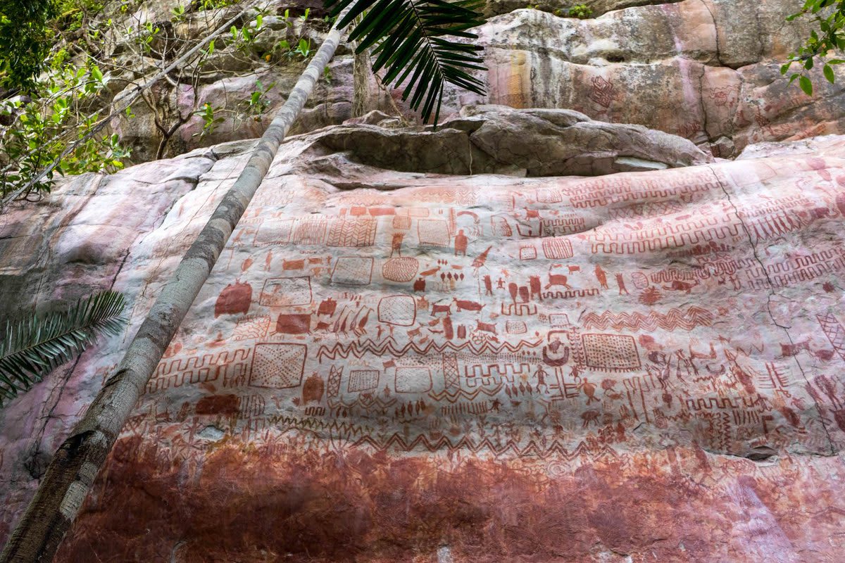 Archaeologists just discovered tens of thousands of ultra-realistic ancient rock paintings in the Colombian Amazon: