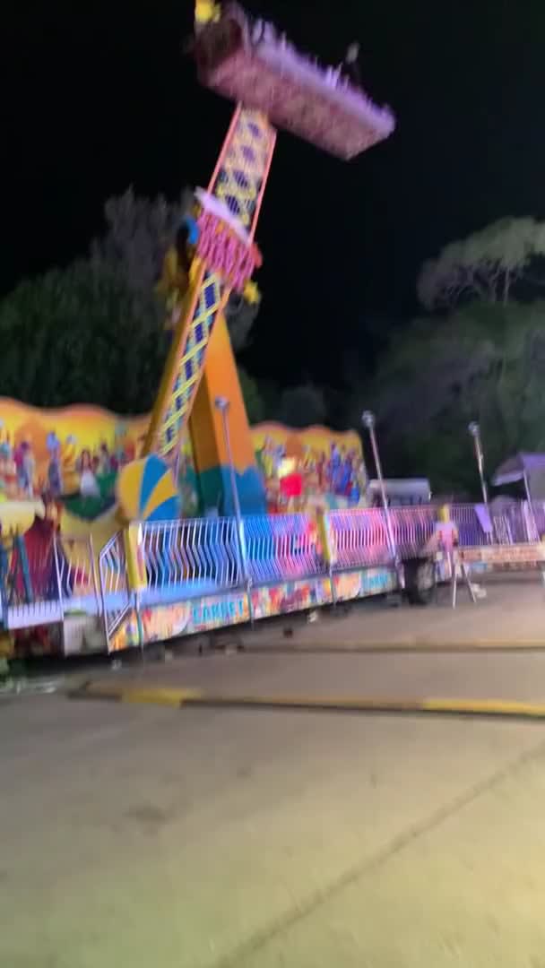 This carnival ride started malfunctioning but some brave people risked their safety to prevent a disaster