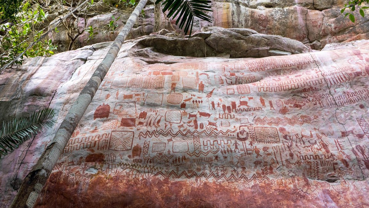 Tens of thousands of ice-age paintings have been discovered in a remote area of the Amazon. Archaeologists are dubbing it the "Sistine Chapel of the ancients"