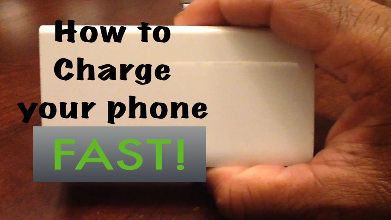 How to Charge your Phone, Tablet or Wireless Device Fast.