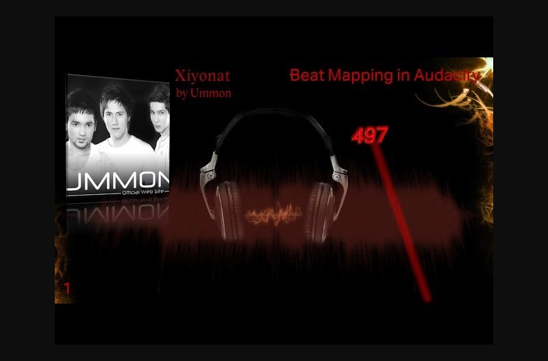 Xiyonat by Ummon: Elapsed Beats Beat Map in Audacity #1