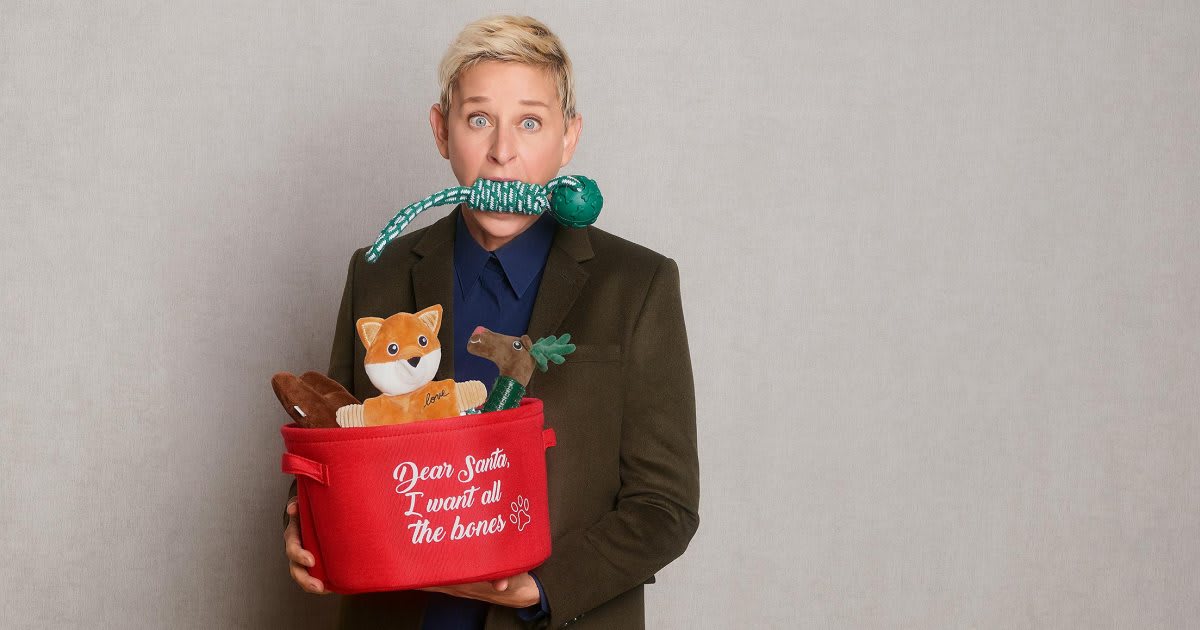 Ellen DeGeneres Creates New Pet Product Collection to Entertain All the Dogs She Keeps Adopting
