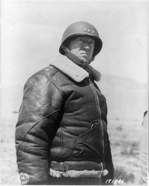 Portrait of U.S. Lieutenant General George S. Patton on March 30, 1943.