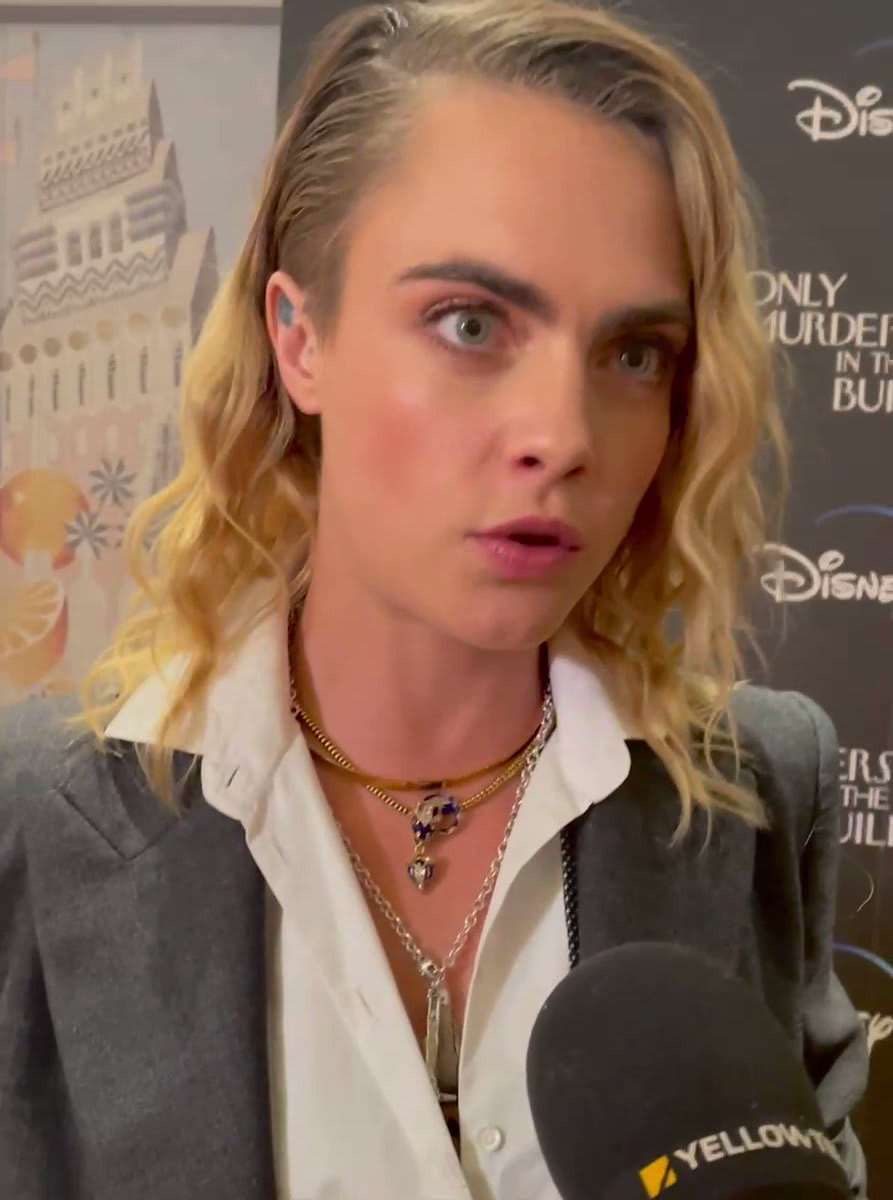 Cara Delevingne jokes that she’s a good stalker but her detective skills need improving onlymurdersinthebuilding is available to stream on Disney+ from 28th June