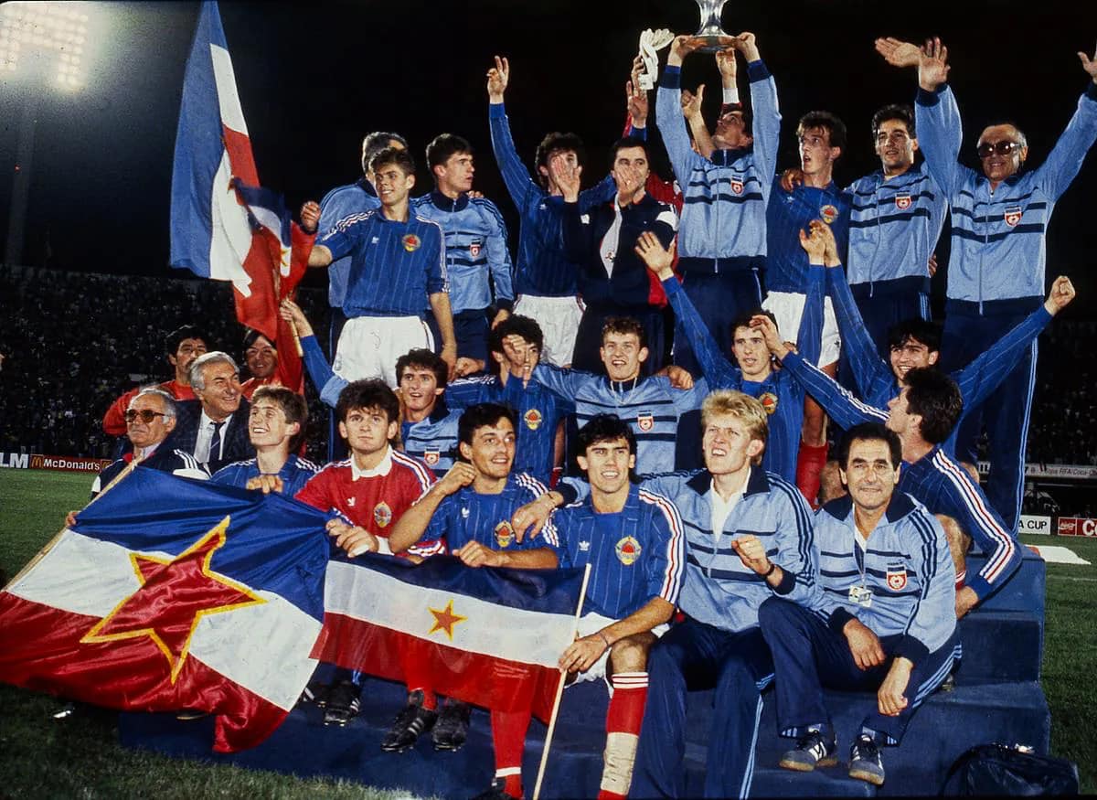Yugoslavia wins the FIFA World Youth Championship held in Chile, October 26, 1987