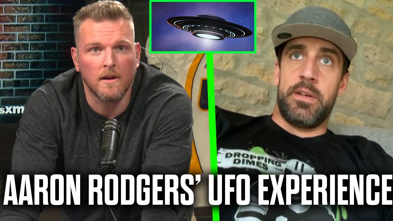 Aaron Rodgers has seen a UFO too