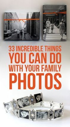 33 Incredible Things You Can Do With Your Family Photos