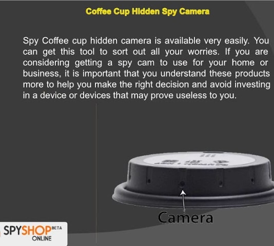 Coffee Cup Hidden Spy Camera In Delhi 9999332499