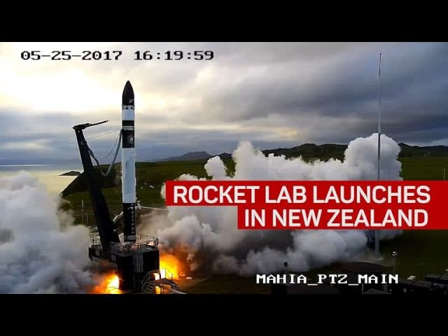 Rocket Lab makes first rocket launch from private pad, and New Zealand (CNET News)