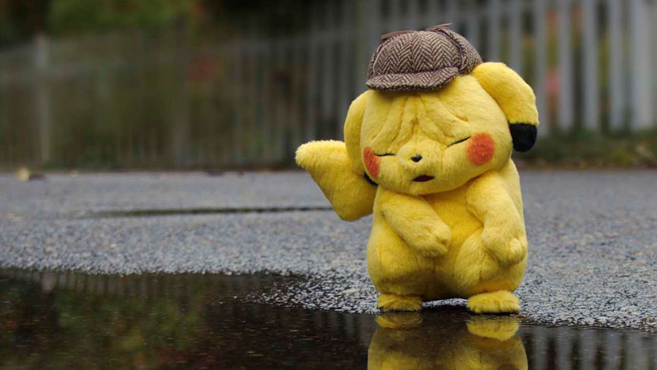 A Wrinkled-Face Detective Pikachu Plush Now Exists And I Want To Hug It