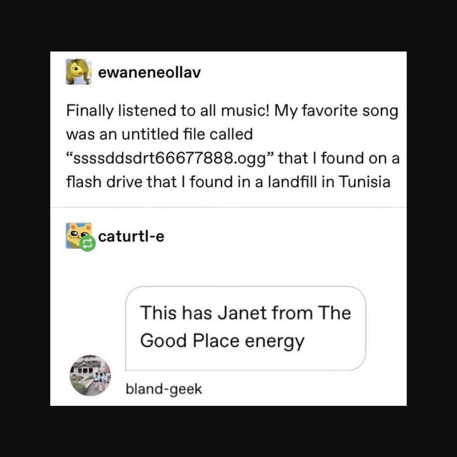 Janet can find anything