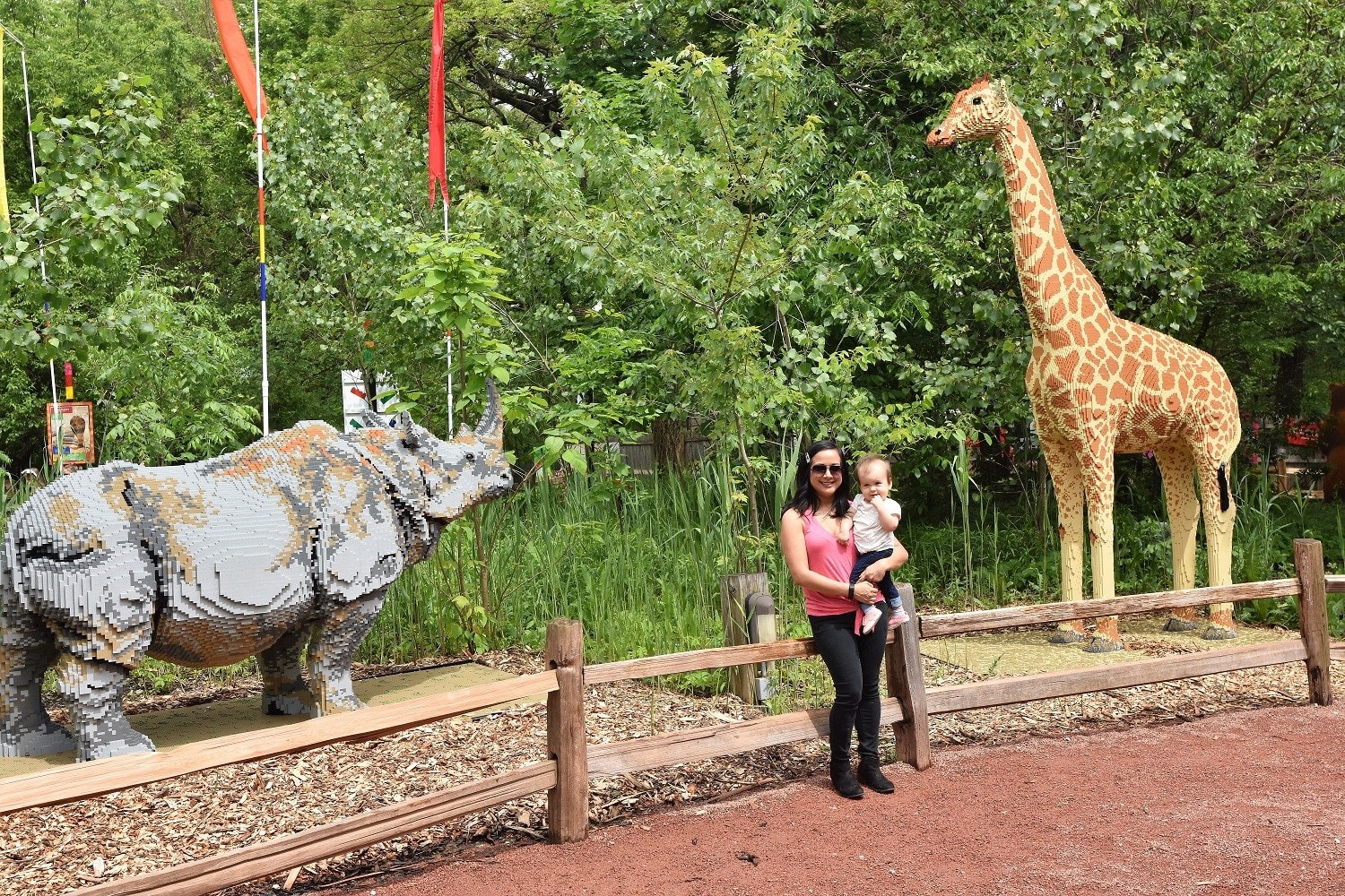 Checking out the Brick Safari at Brookfield Zoo - Floradise