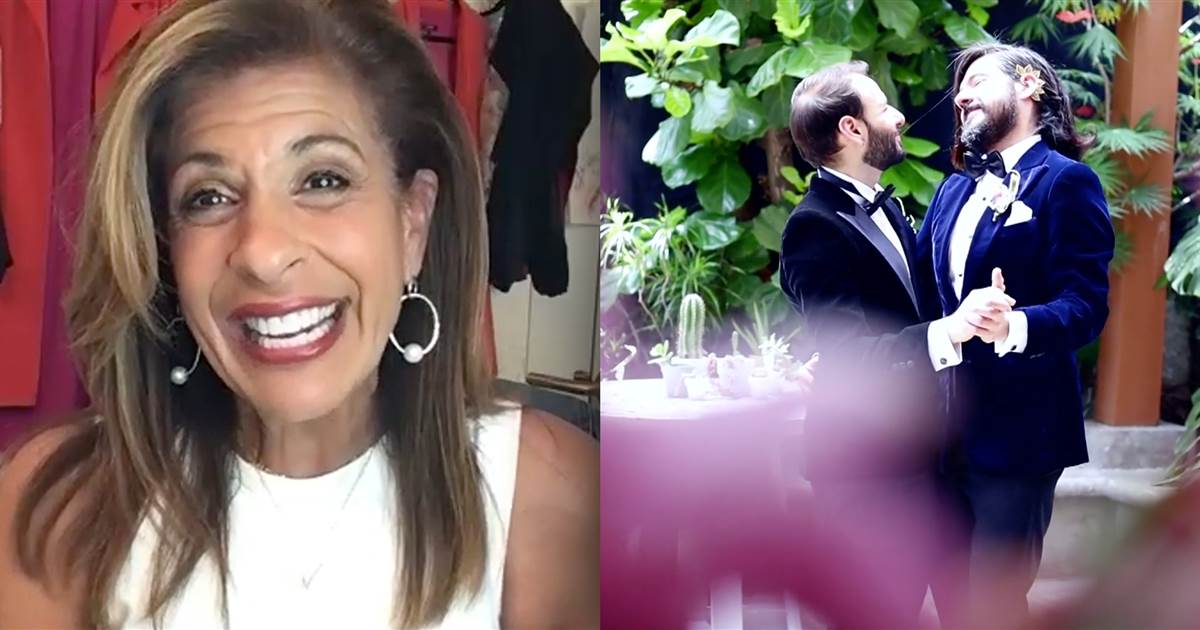 Hoda surprises wedding couples around the world with special first dance