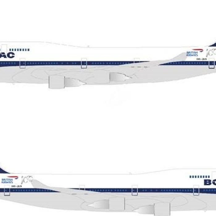 British Airways is giving one of its Boeing 747s a 1960s-era paint scheme