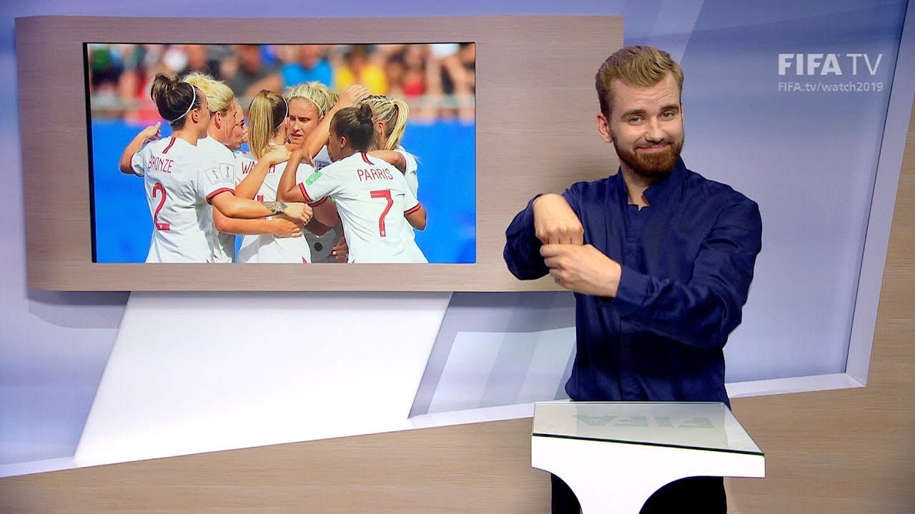 Matchday 16 - France 2019 - International Sign Language for the deaf and hard of hearing