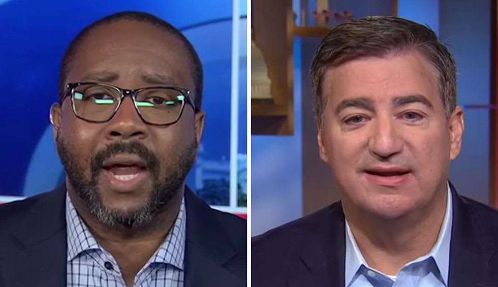 Trump supporter on MSNBC flattened for pushing debunked Biden smear: This is what ‘happens in a banana republic’