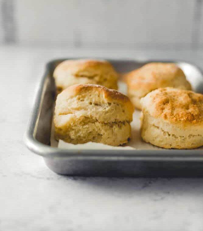 Small Batch Homemade Biscuits for Two