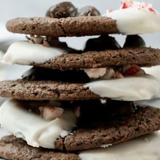 Peppermint Patty Chocolate Cookies - Mama Needs Cake