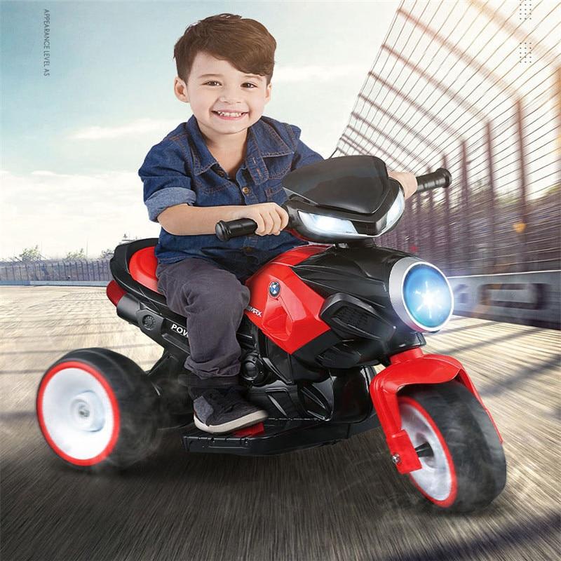 KbnMart New Children Electric Motorcycle Ride On Cars Toy Car Can Sit On Baby Battery Motorcycle Bike For Kids Gift