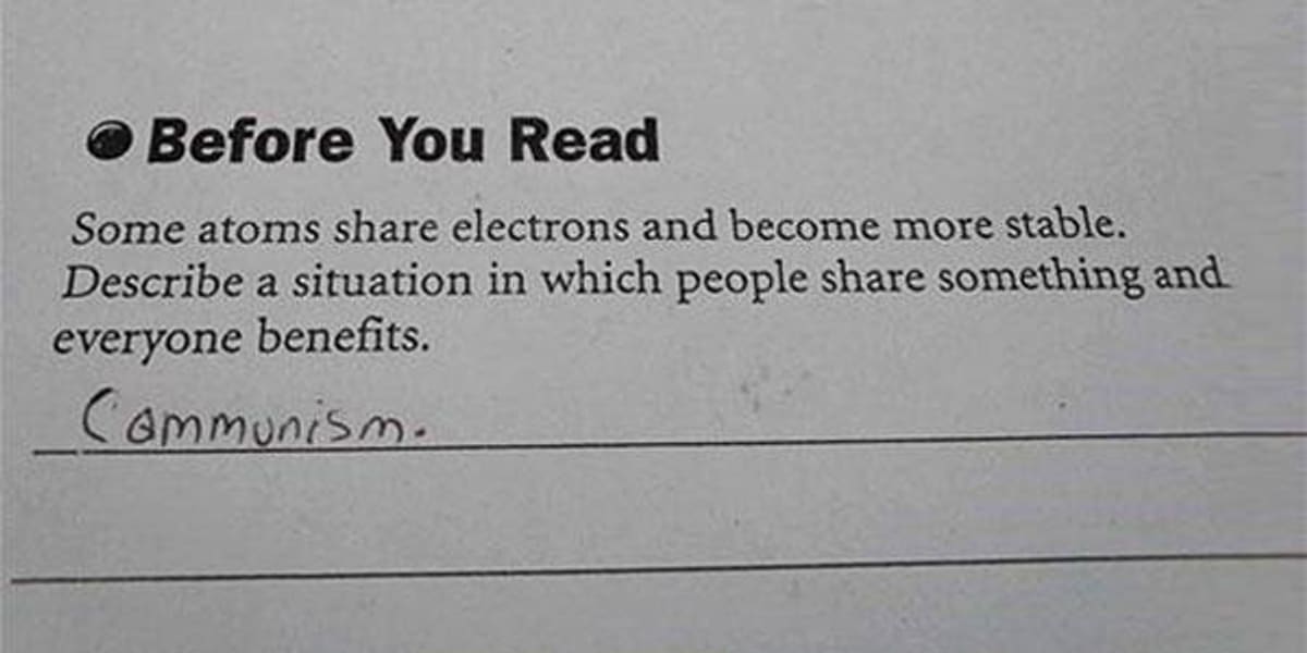 27 Hilarious Test Answers That Aren't Technically Wrong... These Kids Are True Geniuses!