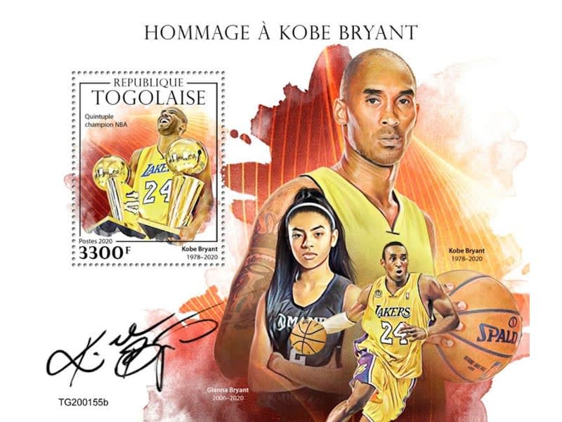 Homenagens postais a Kobe Bryant