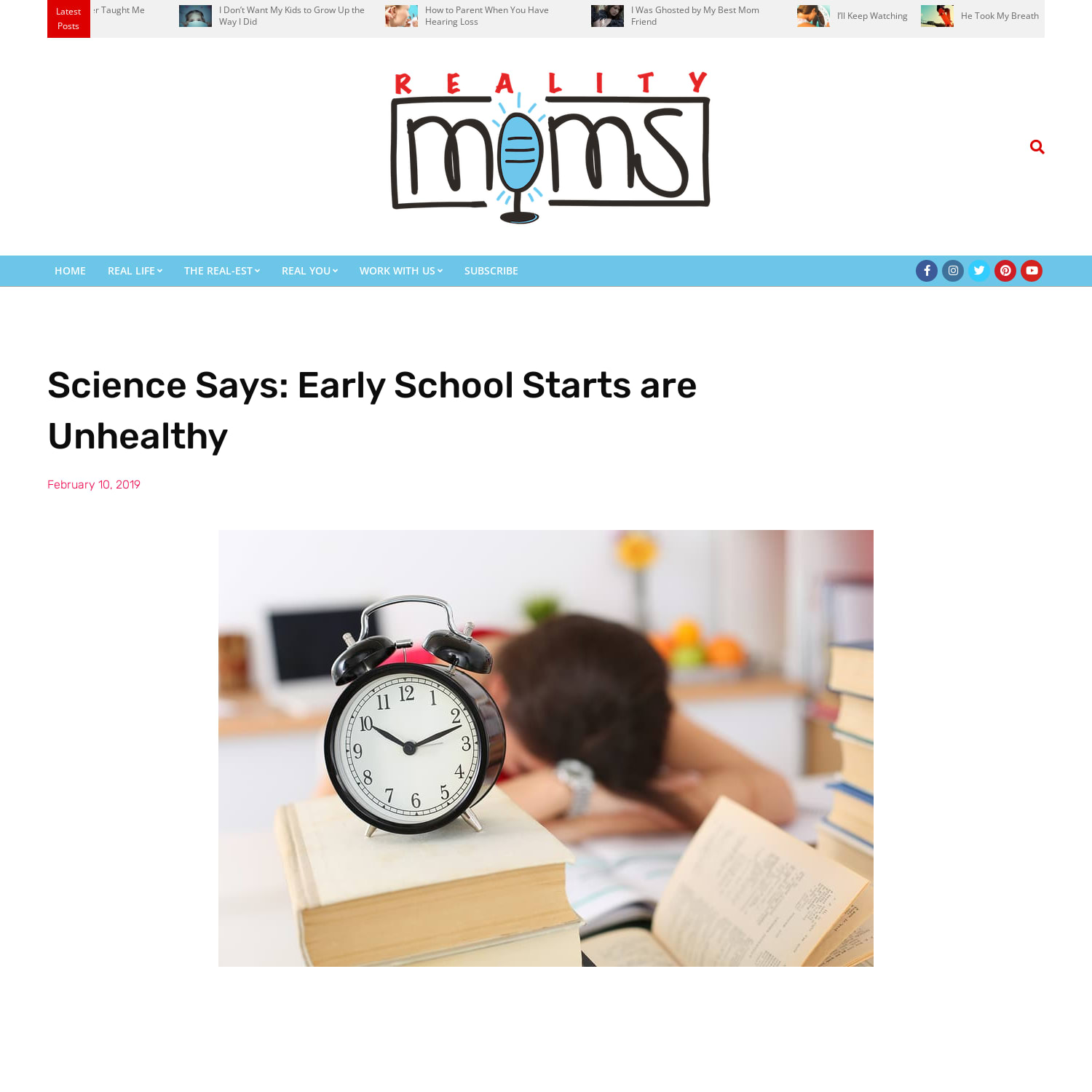 Science Says: Early School Starts are Unhealthy