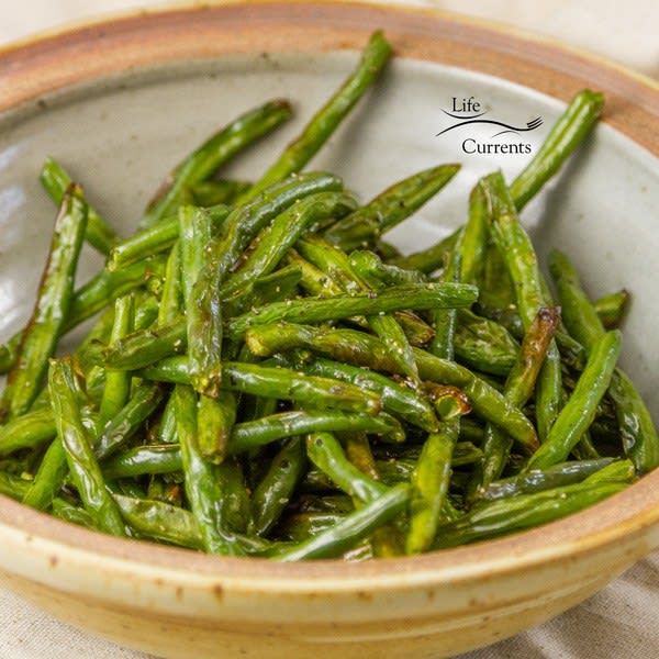 Air Fryer Roasted Green Beans - Life Currents