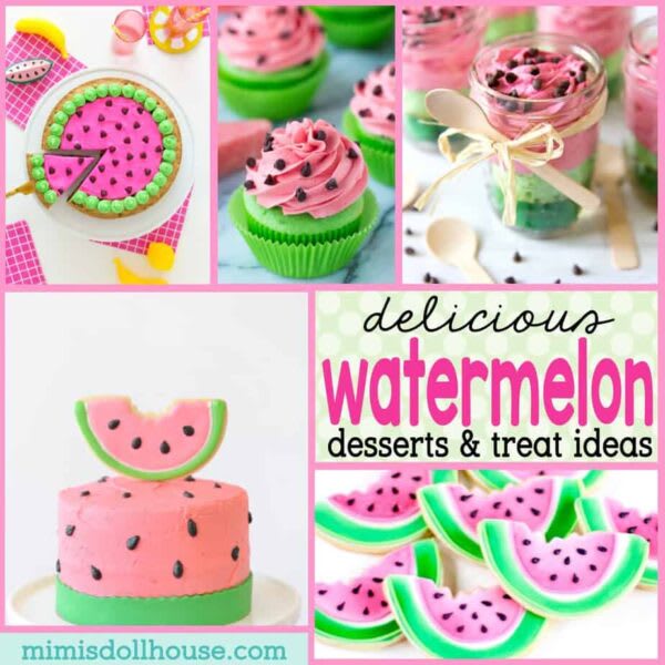 22 Mouth-watering Watermelon Cakes, Cookies and Desserts