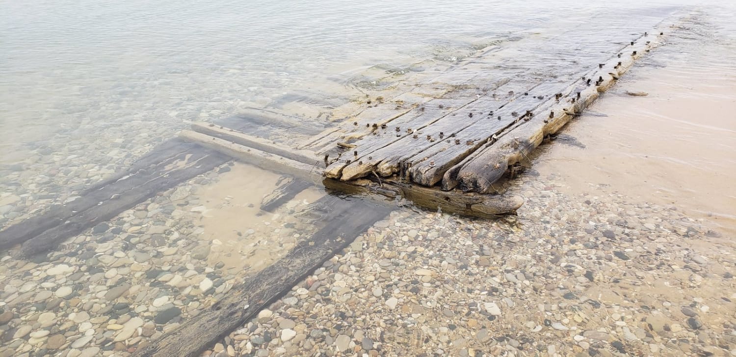High Waters in the Great Lakes Reveal Two Centuries-Old Shipwrecks