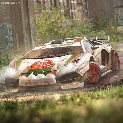 Fanciful Renderings Friday: Supercars Reimagined as Rally Cars