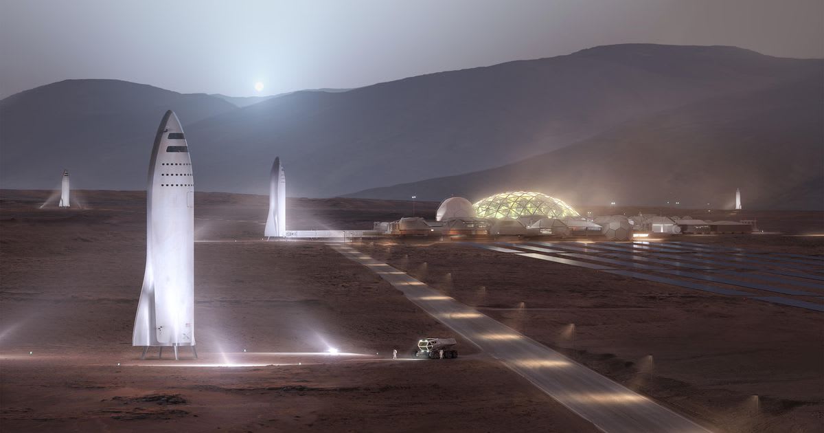 SpaceX Starship potential Mars landing sites uncovered in NASA images
